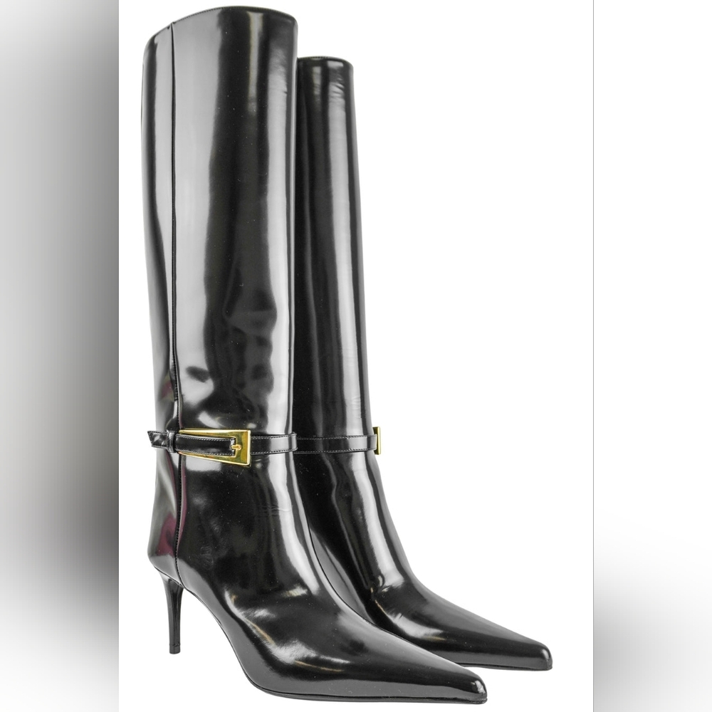 Saint Laurent Black Heeled Boots